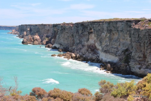 limestone cliffs, Australia, Great Australian Bight, ocean